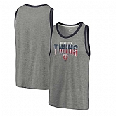 Minnesota Twins Fanatics Branded Freedom Tri-Blend Tank Top - Heathered Gray,baseball caps,new era cap wholesale,wholesale hats